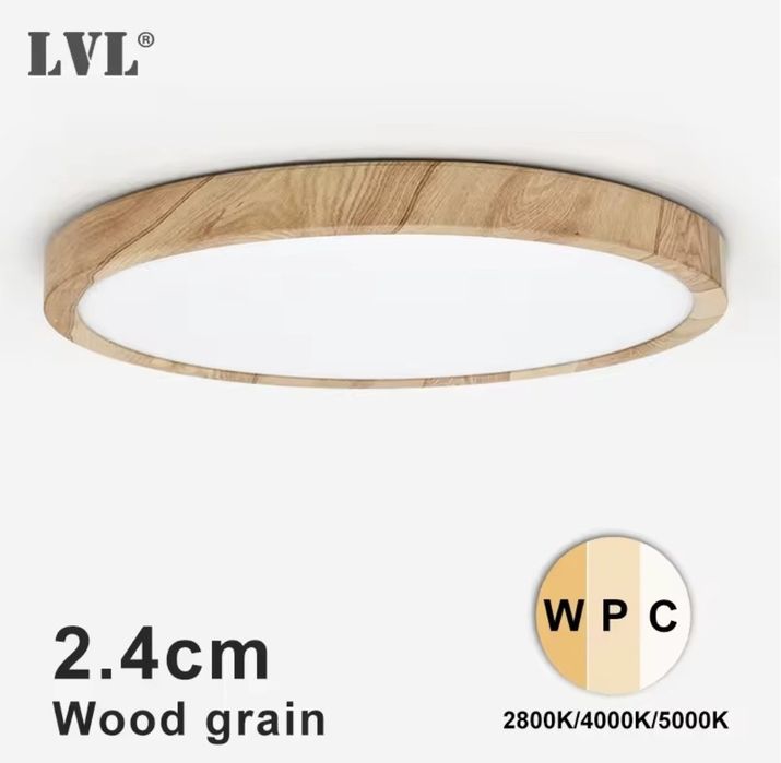 Лампа Плафон за таван LED с три цвята на светлината