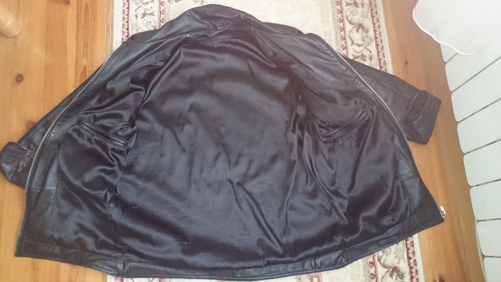 Мъжко кожено яке от телешка кожа