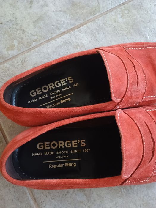 Продавам мокасини естествен велур ръчна изработка