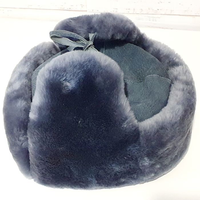 caciula ruseasca blana si piele naturala marimea 55cm sau S demo