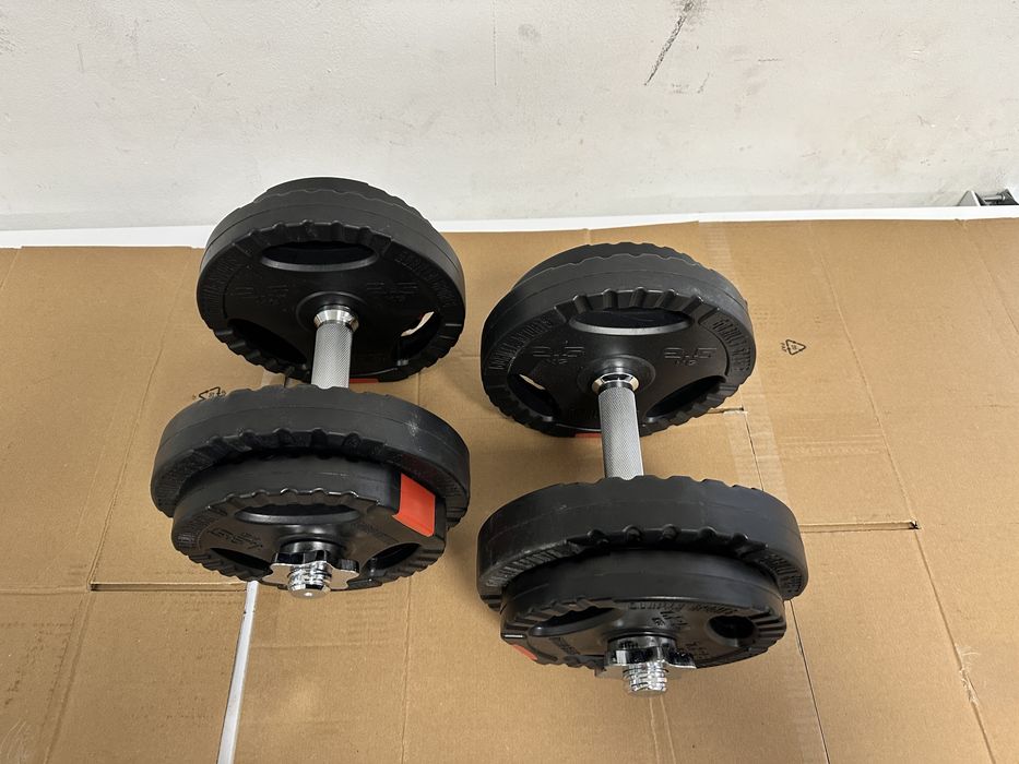 Gantere reglabile noi cu Grip 20 kg, 10+10=20 kg pret promo 200 ron
