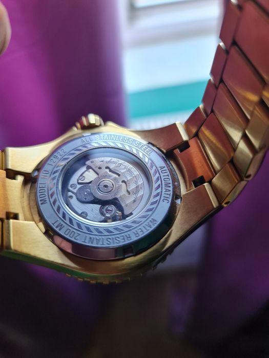 .invicta gold automatic   original