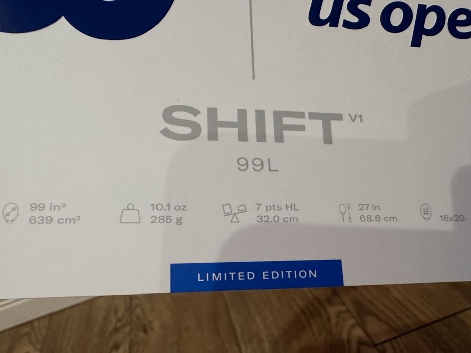 Racheta Wilson Shift 99 v1 US Open 2025,greutate 285g,cap 99