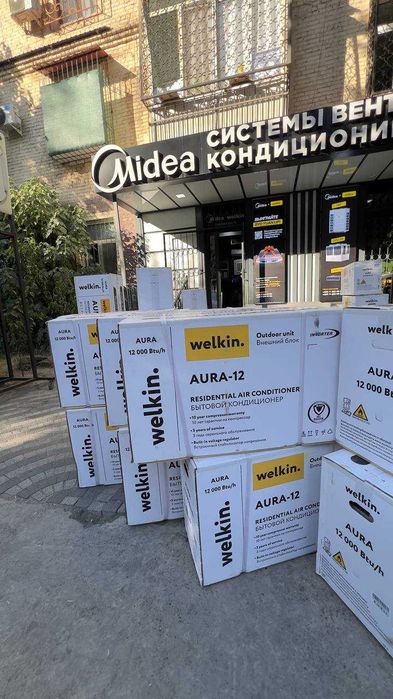 Кондиционер Welkin модель General SLV - 9,000 Btu / INVERTER /от 135V