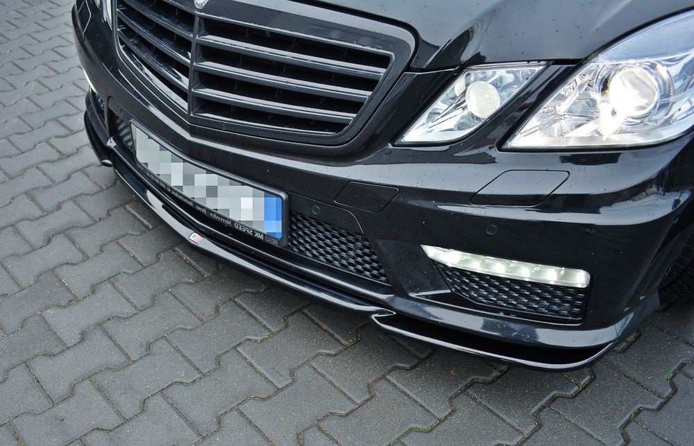 Спойлер за предна AMG броня Maxton design за Mercedes Benz W212 (2009-2012)