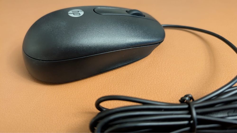 Mouse Laser HP USB, negru, model HP MOFYUO, optic, cu fir