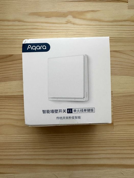 Aqara Smart Wall Switch E1 QBKG41LM Zigbee 2 бутона нула НОВ