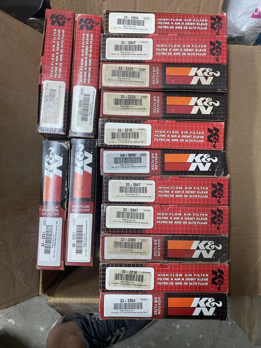 Разпродажба на K&N филтри. Налични модели на последната снимка!