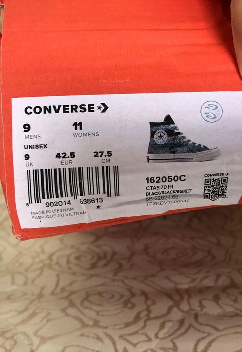 Кеды Converse Chuck 70 Vintage Canvas