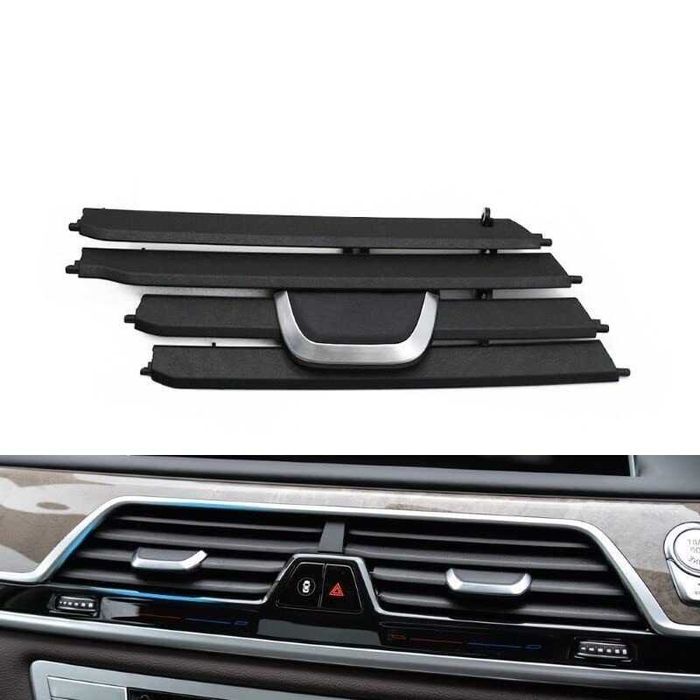 Централен въздуховод дясна част BMW G11 G12 черно БМВ Г11 Г12 щипка