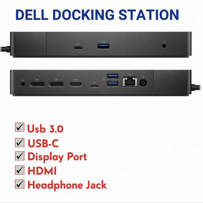 Amerikanskiy Dell WD19 4K Dock USB-C / Док-станция Dell WD19 4K