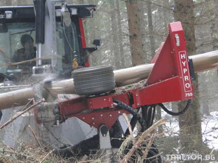 Харвестер за дърводобив HYPRO 755 с кран
