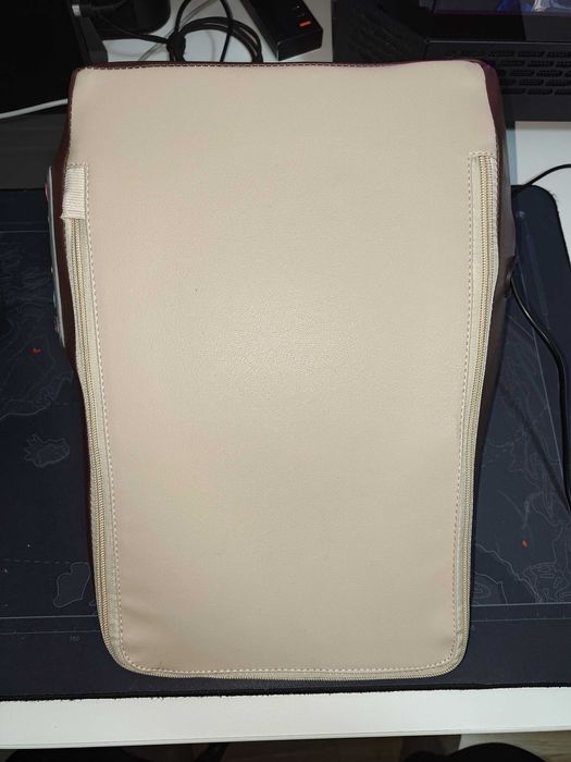 Perna de masaj pentru maini, gat, umeri, spate, cu incalzire, 12V/220V