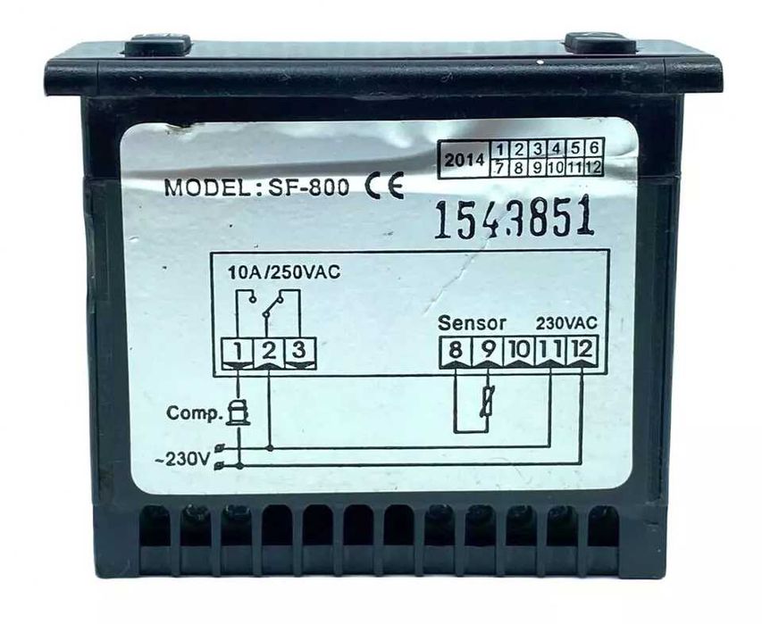 TERMOSTAT controlerdigital de temperatura 10A/250VAC SF 800