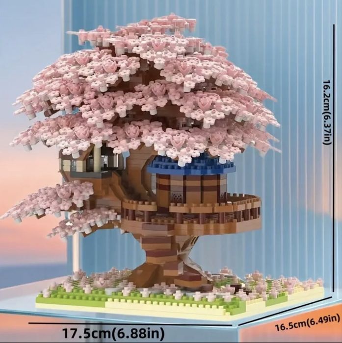 Деревяный лего дом