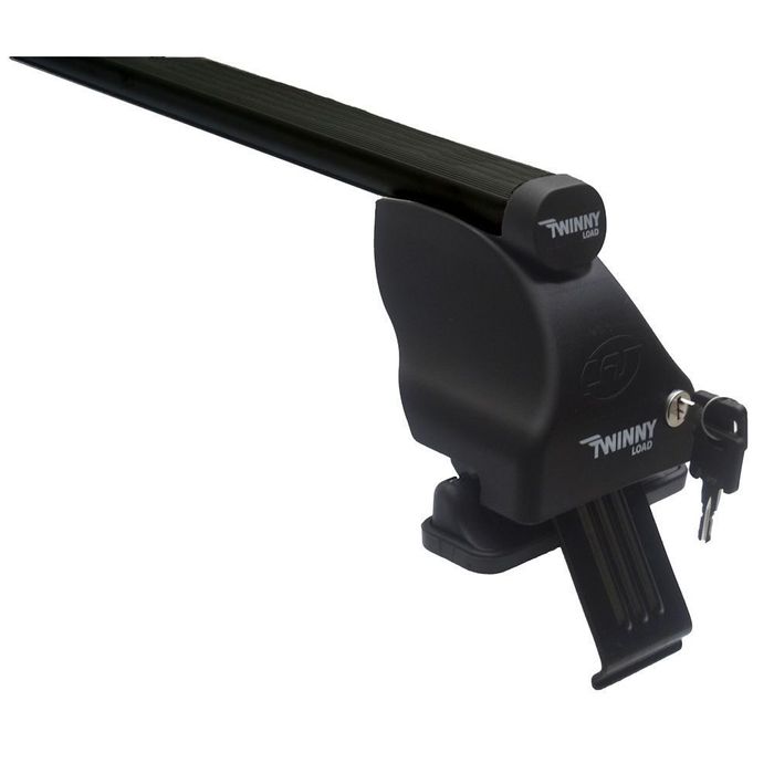 Set bare transversale portbagaj din otel marca Twinny Load TL S45, Fiat 500L 199 20 MPV, 500L Living 199 20 MPV; 500L Trekking 199 20 MPV, Peugeot 308 2 T9 20 5 Usi; kit complet cu bare, suporti si