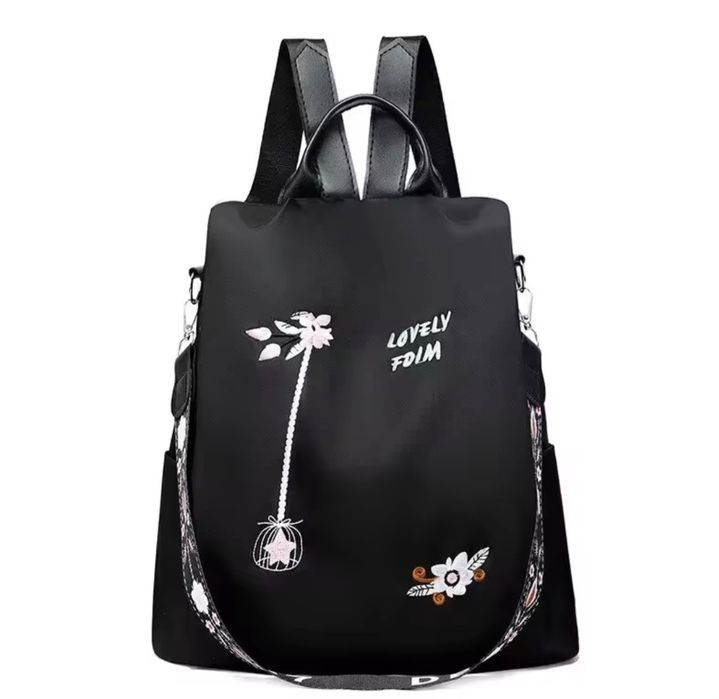 Нова дамска текстилна раница за всекидневна употреба