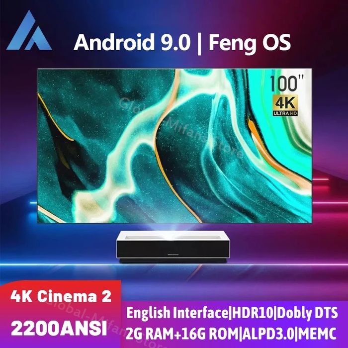 Xiaomi Mi Formovie 4K HDR10 projector TV ALR лазерный проектор ТВ кино