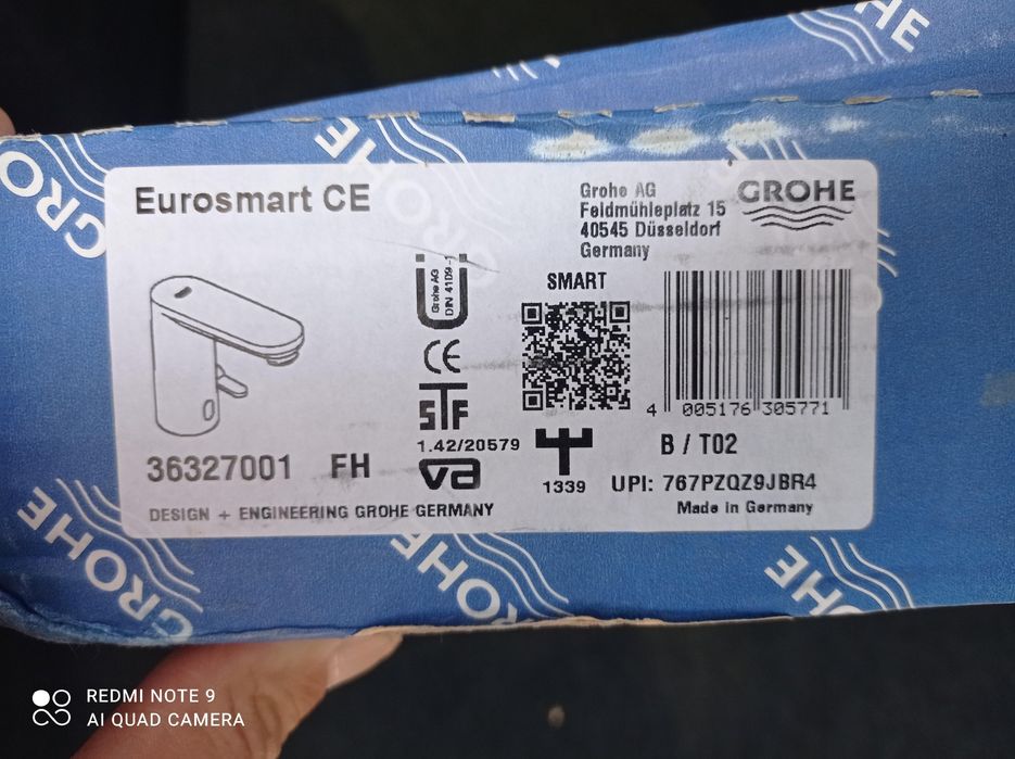 Смеситель Grohe сенсор (инфракрасный)