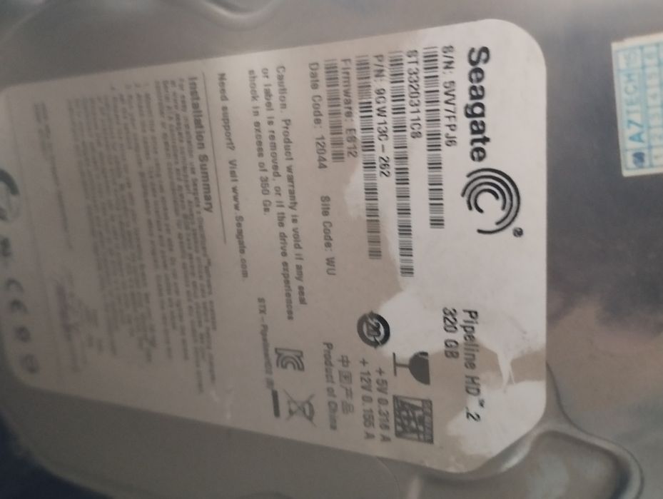 hard 320gb.рабочий.ещо другий детали тоже есть