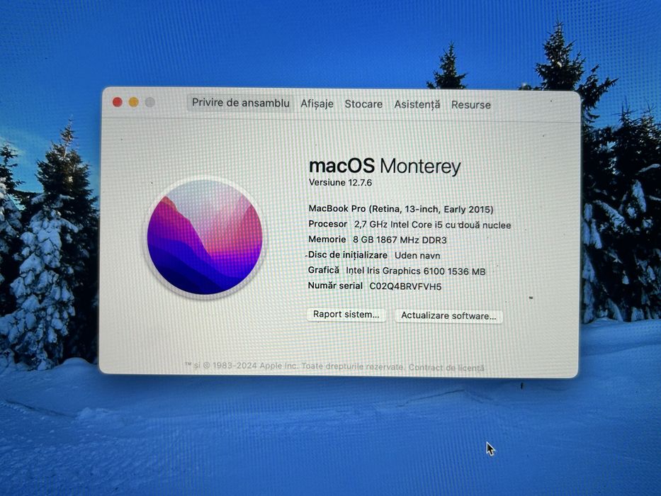 Vand MacBook pro uregent