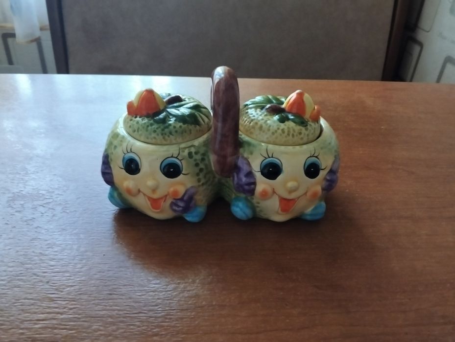 Продам керамические фигурки для сахара и соли