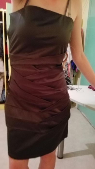 Намалена Нова Черна официална рокля Бсб