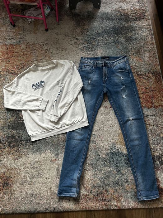 Лот от детски долнища, панталони и суичъри размер 164