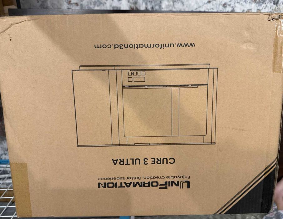 UniFormation Cure 3 Ultra -Изсушаване и втвърдяване на модели от смола