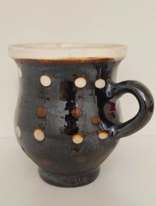 Căni ceramică, decor rustic