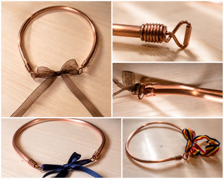 Colier din cupru handmade - semnatura de colectie