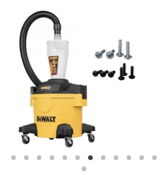 Циклонен прахоуловител за прахосмукачка DeWalt DXVCS002, Ø 48 мм, 23 л