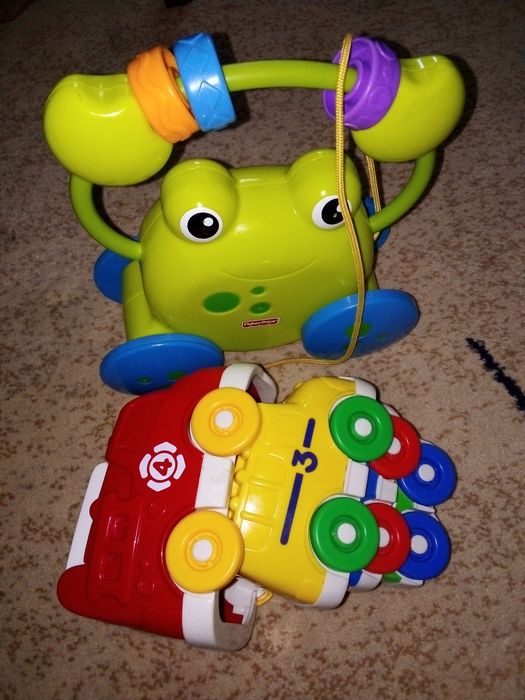 Колички и жаба Фишер Прайс