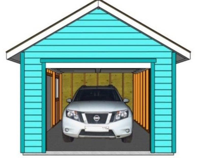 Гараж металлический