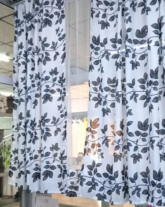 Кухонный шторы+тюль