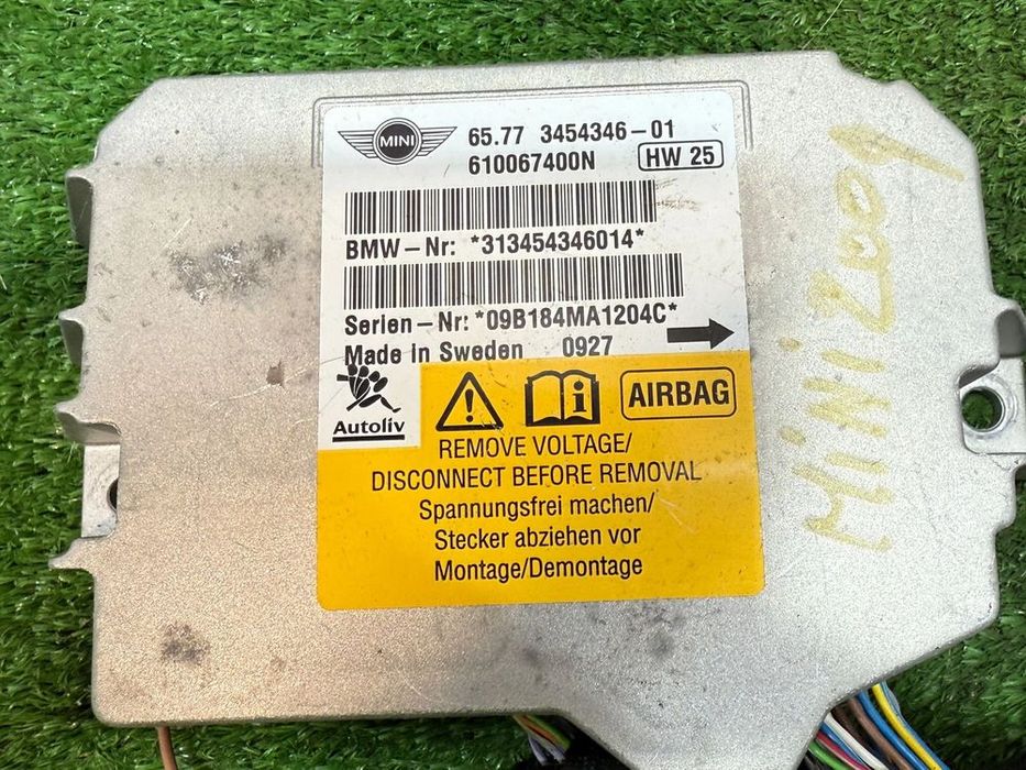AIRBAG CALCULATOR (2 BUC. ) MINI ONE F55 F56 1.4 BENZINA 2009 2006-2010 / MINI COOPER CLUBMAN R55 1.6 DIESEL 2011 2005-2009 COD OEM 6577980871401 6577