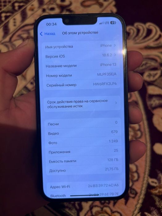 iPhone 13 черный