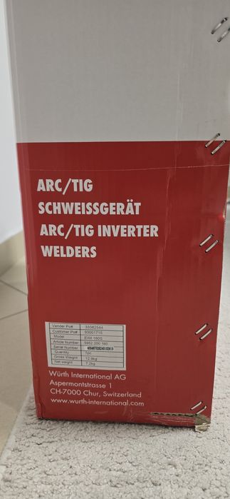 Apărat sudura de la wurth/model ewi  160s new/nou sigilat neutilizat/
