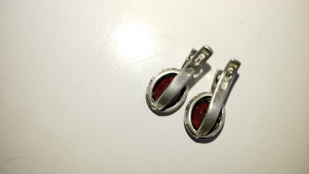 Серьги серебряные