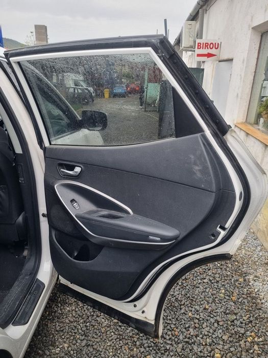 Usa Dreapta Spate Hyundai Santa Fe 3 2012 - 2016 SUV 4 Usi Creamy White NCW (1351)