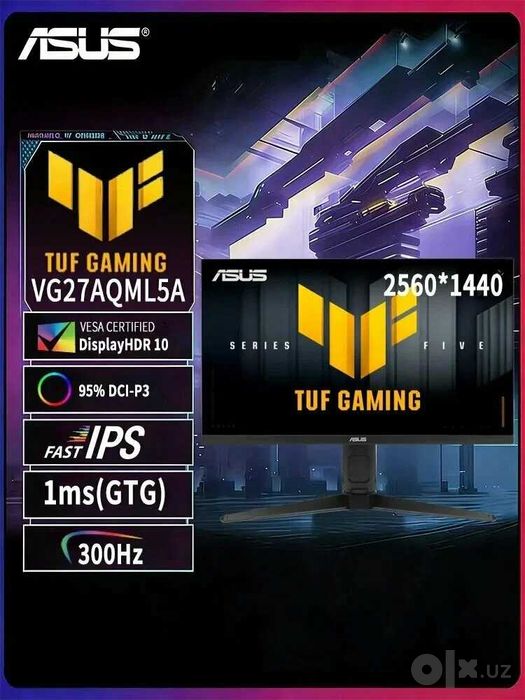27" Монитор ASUS TUF Gaming 2k 300hz ips