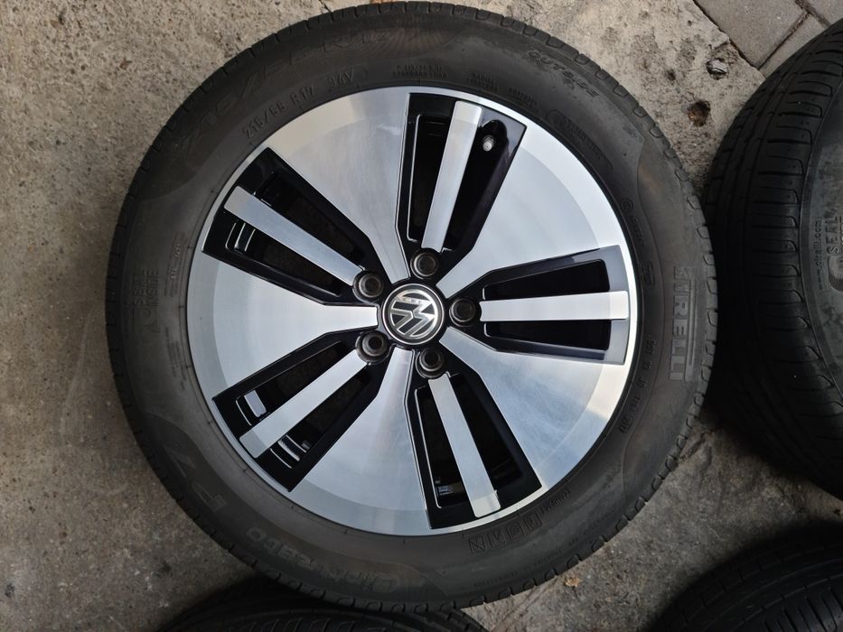 Jante bicolore Vw Passaat GTE/Touran/Caddy/Golf/Tiguan,17",Skoda,Audi