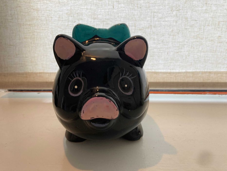 Pucel pusculita camera copilului in ceramica produs in SUA, rar