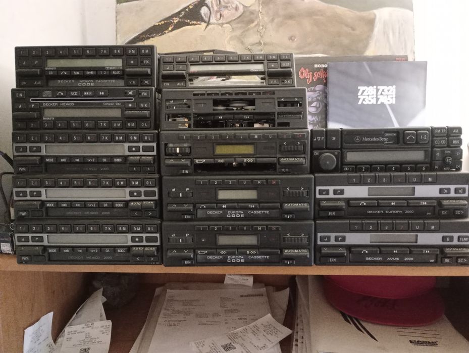 Radio Adapter ISO Auf DIN Für Becker/Mercedes Oldtimer