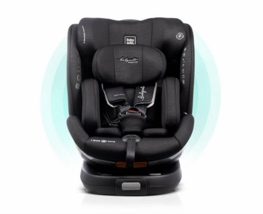 BABYAUTO SIGNATURE Стол за кола I-SIZE SCUDDA 360° ISOFIX (40-150 см) BLACK LINE