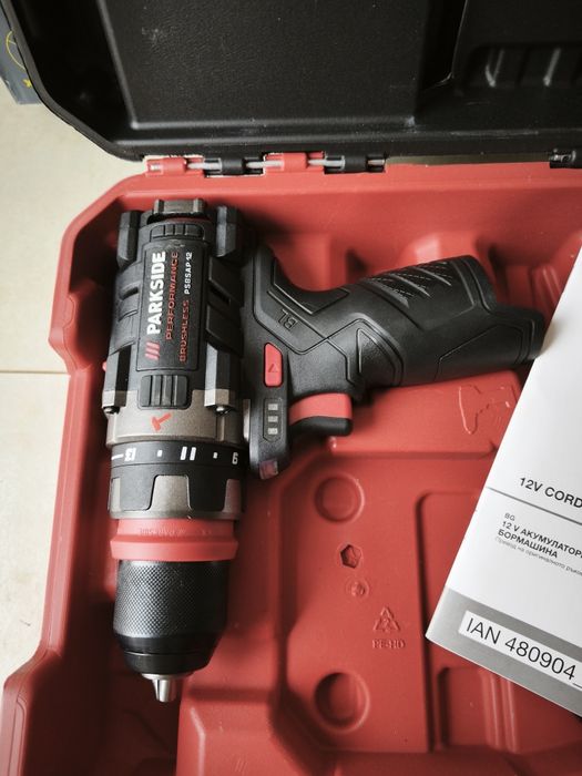 Винтоверт Парксайд черна серия