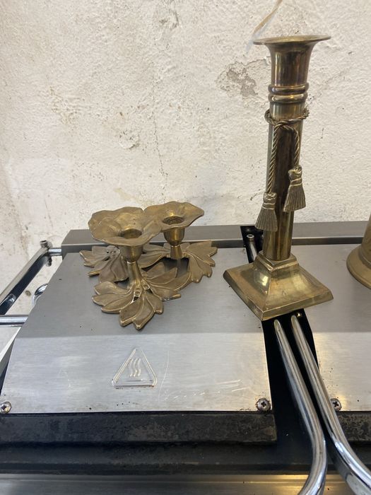 Свещници стари бронз 4 бр