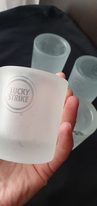 Lucky Strike ice shots set 4 pahare de colectie