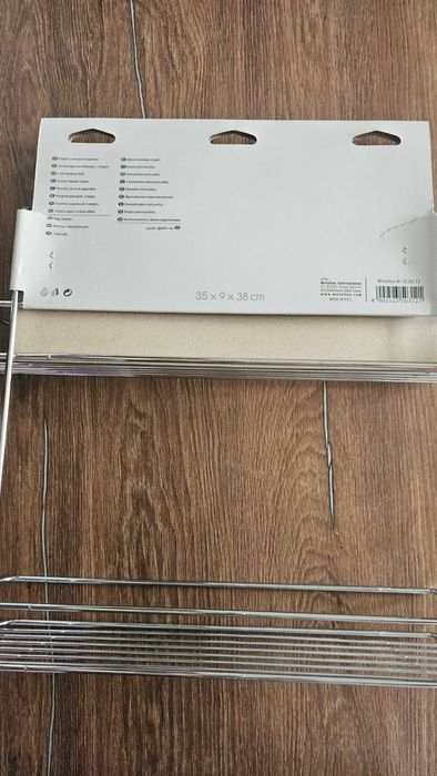 Двоен окачващ се рафт за кухня Metaltex