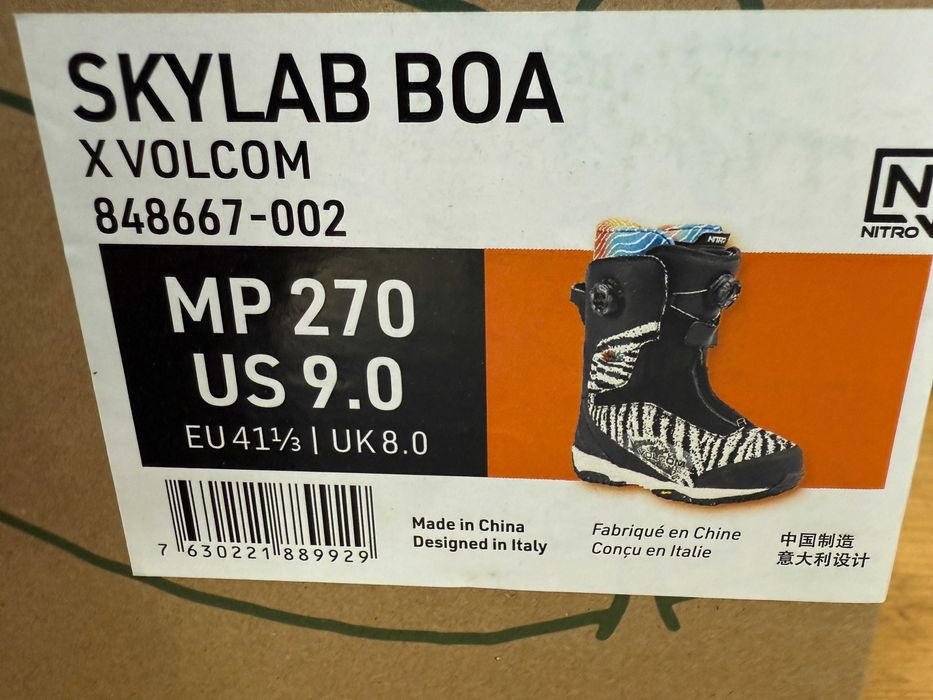 boots noi nitro skylab x volcom boa mondo 27 europa 41 1/3